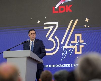 Abdixhiku në 34-vjetorin e themelimit të LDK-së në Gjakovë: Le të bëhemi bashkë