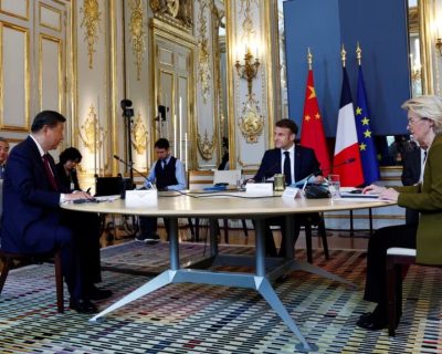 Macron dhe von der Leyen, trysni presidentit kinez në lidhje me tregtinë