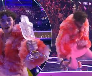 Nemo i Zvicrës thyen trofeun e Eurovizionit, vetëm pak minuta pasi u kurorëzua fitues