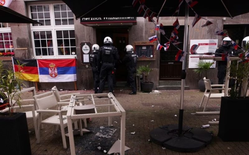 Arrestohen shtatë tifozë serbë, pas përleshjeve para ndeshjes kundër Anglisë në EURO 2024