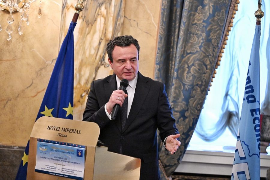 Kurti në Forumin Ekonomik të Vjenës: Kosova po ndërton rrugën drejt integrimit evropian dhe rritjes së qëndrueshme ekonomike