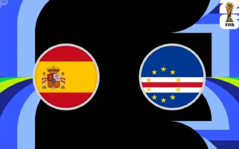 Formacionet zyrtare Spanja – Cape Verde