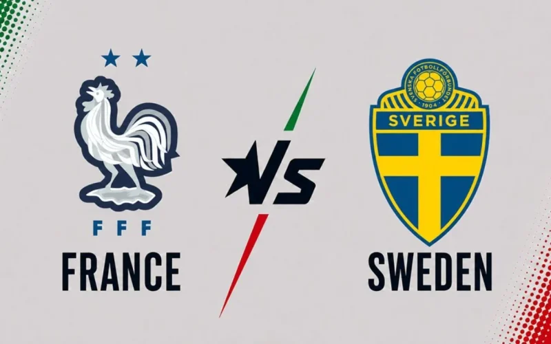 Formacionet zyrtare Suedi – Francë