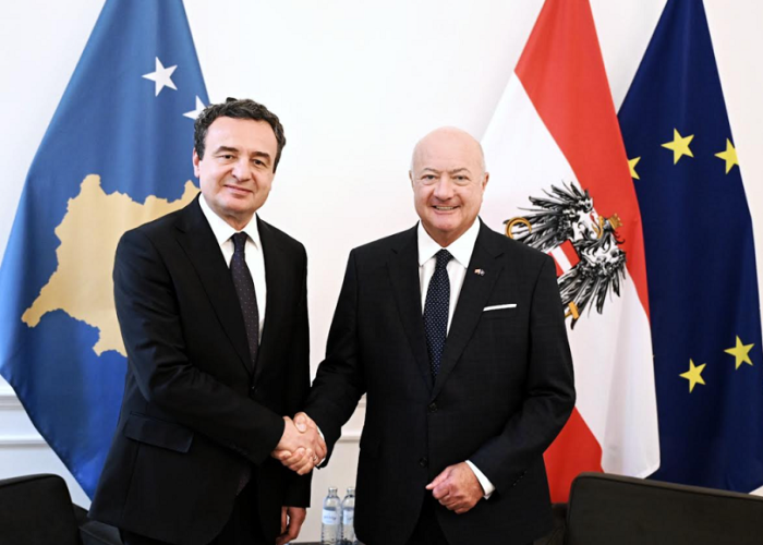 Kurti takon kancelarin e Austrisë, theksohet anëtarësimi i Kosovës në Këshillin e Evropës