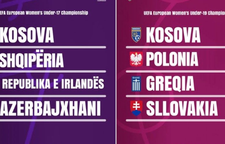 Kosova U17 dhe U19 mëson kundërshtaret për kualifikimet evropiane