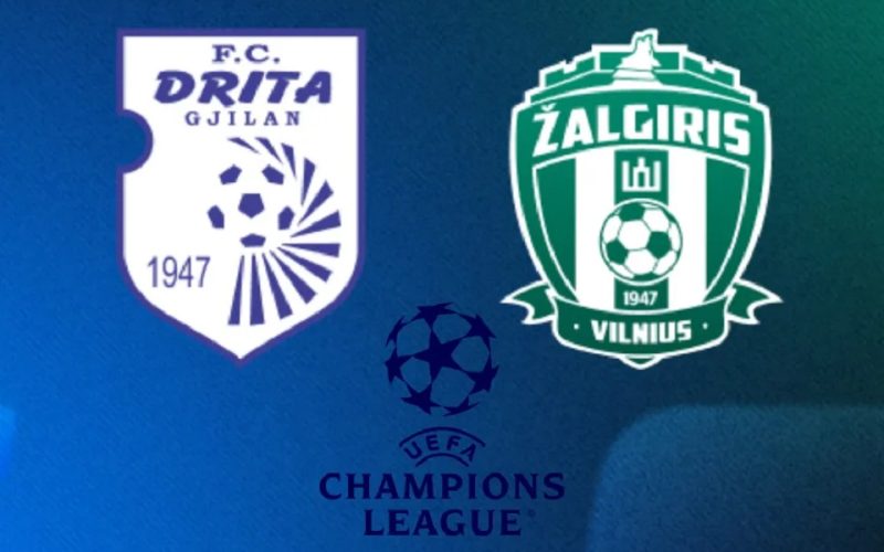 Formacionet zyrtare Drita – Kauno Zalgiris