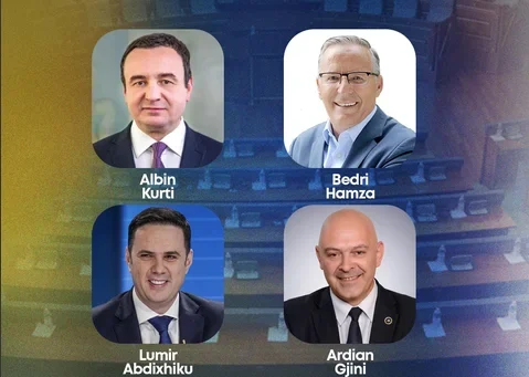 Kurti fton në takim Hamzën, Abdixhikun dhe Gjinin