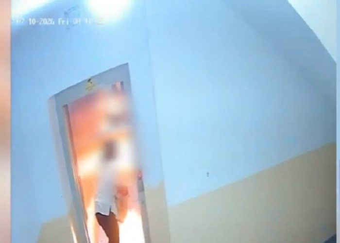 Zjarr në kompleks banesor, arrestohet e dyshuara